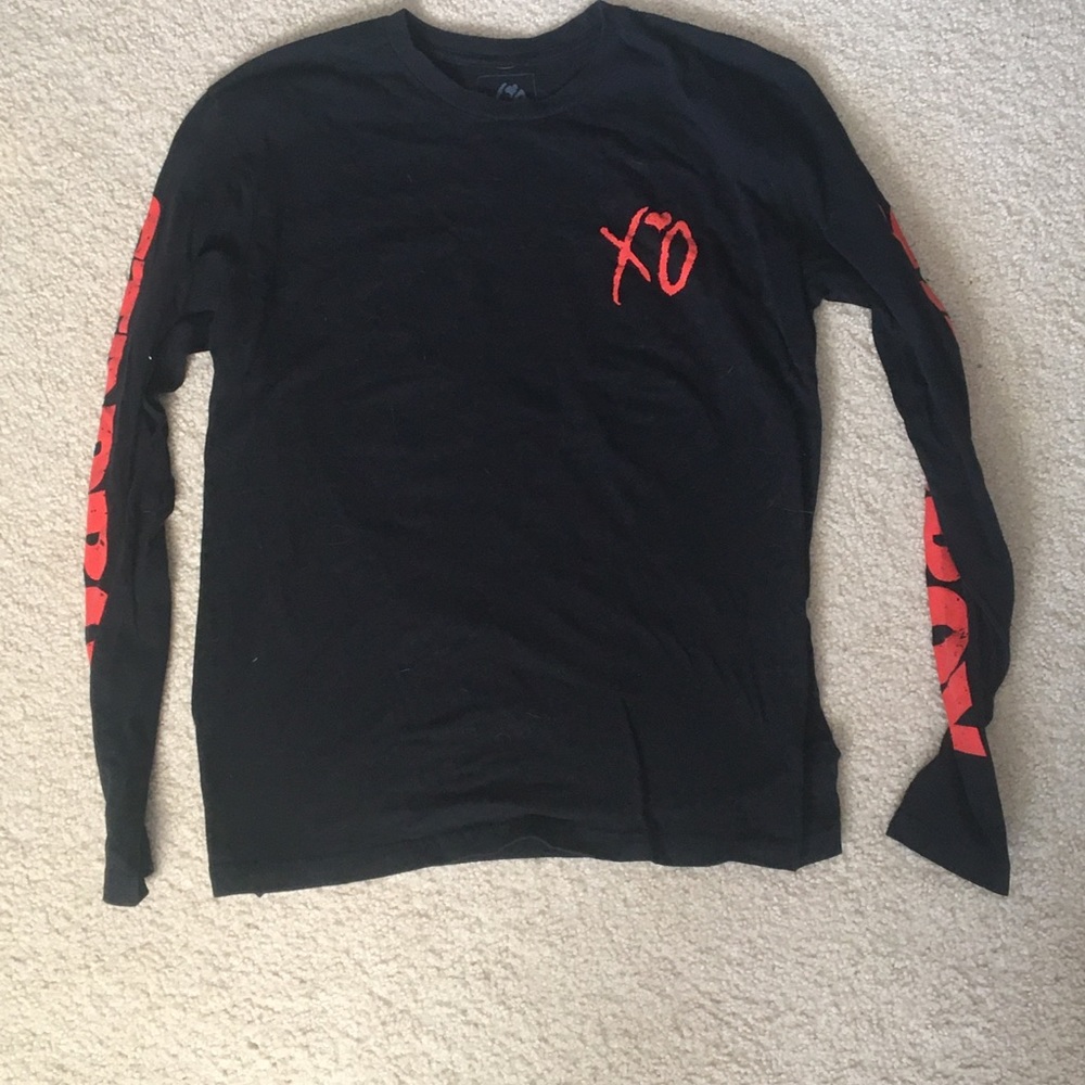 WEEKND long sleeve merch t shirt starboy